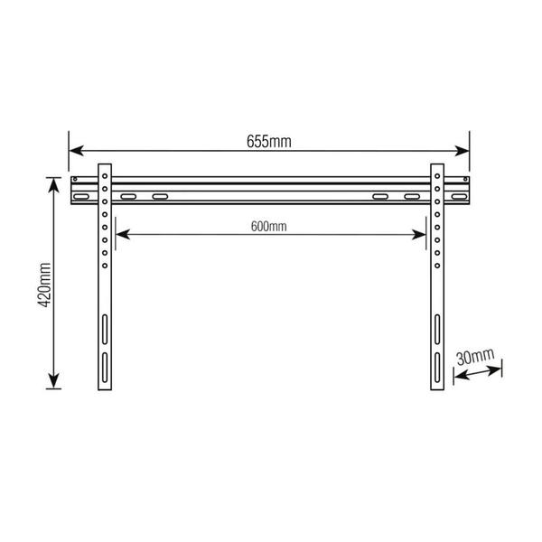 Imagem de Suporte Para TV 37" a 70" Plasma e LCD Fixo SBRP300