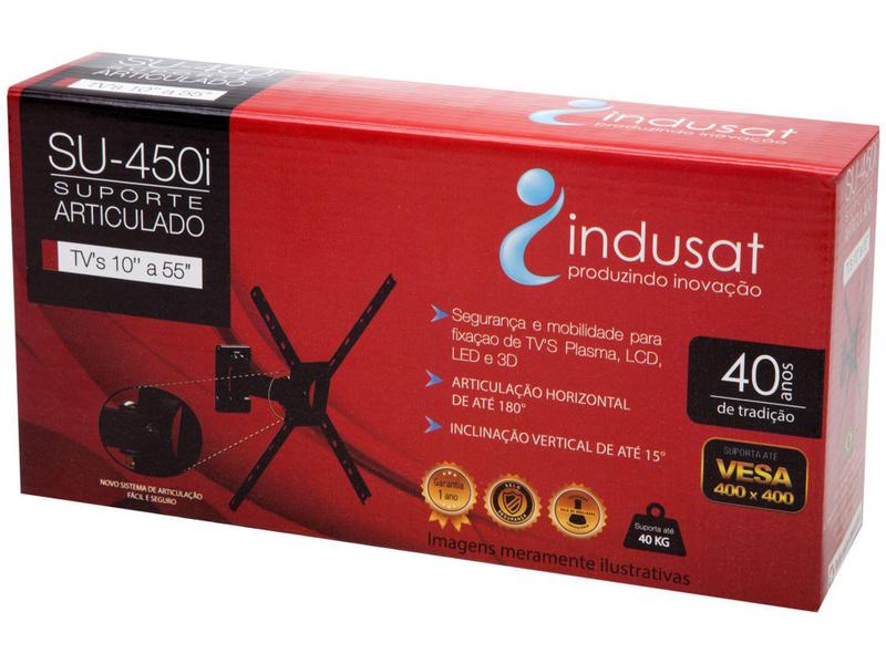 Imagem de Suporte para TV Biarticulável até 55” - Indusat SU450I