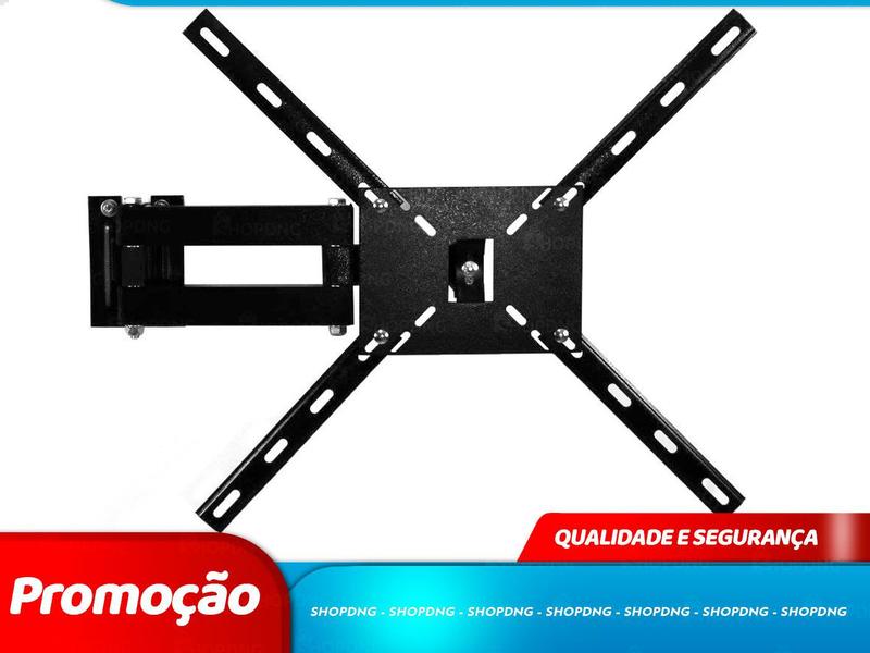 Imagem de Suporte Para TV Monitor Articulado 4 Movimentos Parede 10 a 70" (QS700-PLUS)