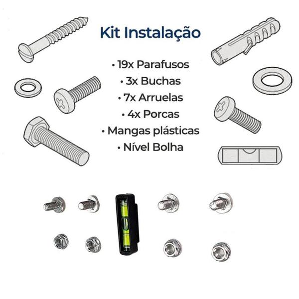 Imagem de Suporte para TV Televisão Articulado com 3 movimentos 26 a 60 SAV-3400 - SUPORTE DE TV