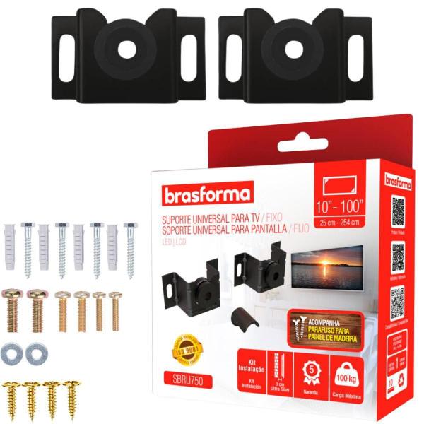 Suporte Para Tv Universal Led Lcd 28 32 39 40 42 43 50 55 60 65 71 100 Polegadas - Brasfor... Suporte Para Tv Universal Led Lcd 28 32 39 40 42 43 50 55 60 65 71 100 Polegadas - Brasfor...