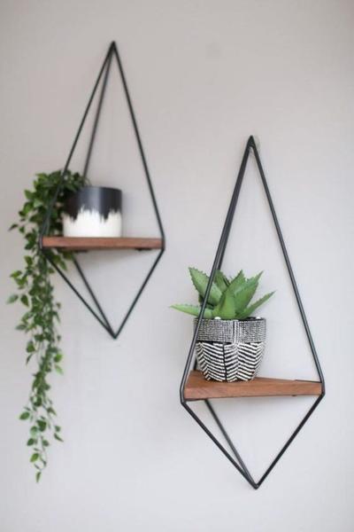 Imagem de Suporte Para Vaso Estilo Industrial Kit 2 Peças Casa Preciosa