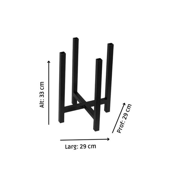 Imagem de Suporte para Vaso Isis Grande 30cm em Aço