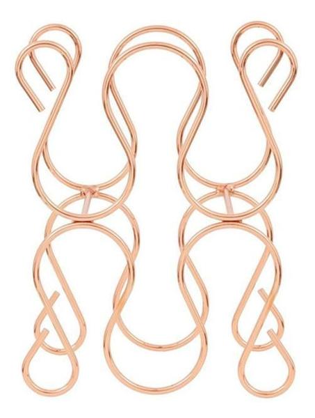 Imagem de Suporte Para Vinhos - Rose Gold - Metal - 6 Garrafas