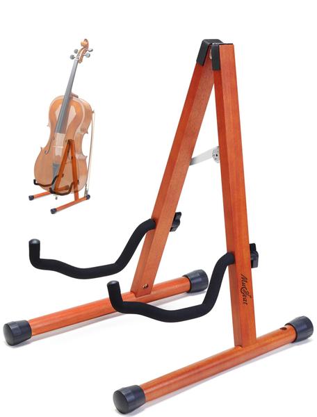 Imagem de Suporte para violoncelo Musbeat A-Frame com suporte de laço para todos os tamanhos