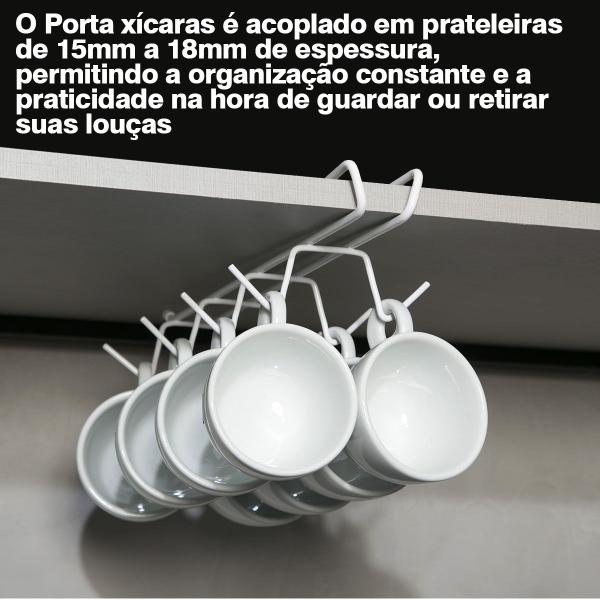 Imagem de Suporte Para Xicaras Organizador De Cozinha Armário