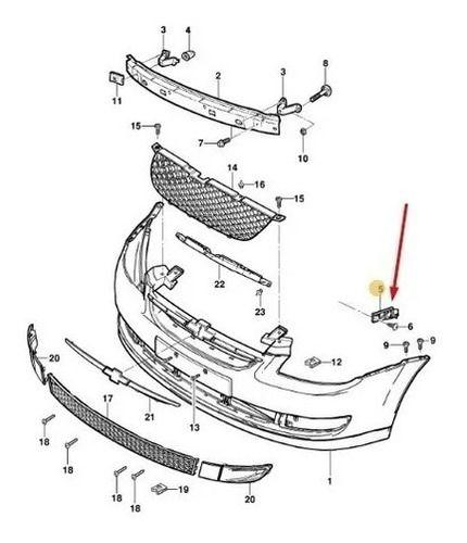 Imagem de Suporte Parachoque Diant Direito Gm Corsa 94/10 93397922