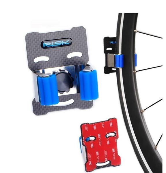 Imagem de Suporte Parede Fibra Carbono Mtb Speed Bike Vertical/Horizo