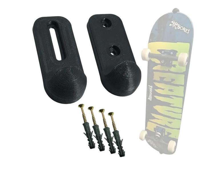 Imagem de Suporte Parede Fixo Skate Longboard Ajustável