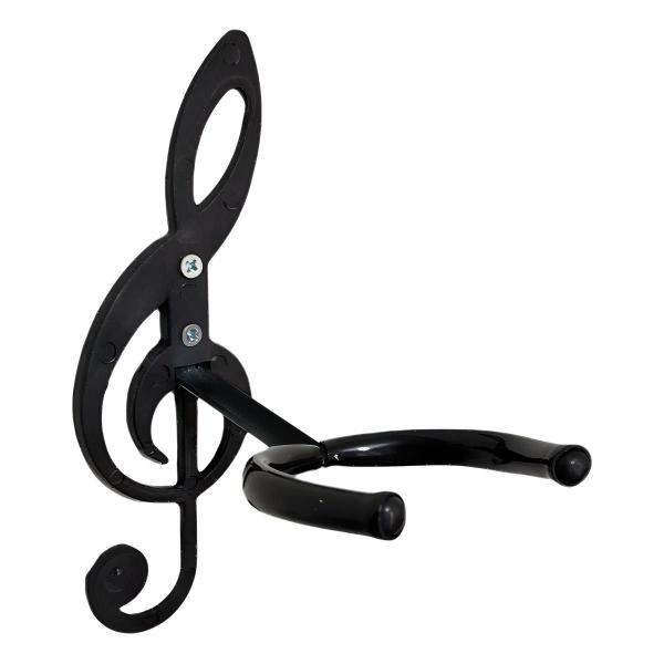 Suporte Parede Forte Violão Guitarra Violino Baixo Clave Sol - Thida Imagem de Suporte Parede Forte Violão Guitarra Violino Baixo Clave Sol