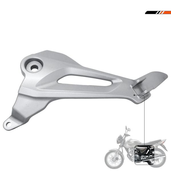 Imagem de Suporte Pedaleira Bacalhau Lado Esquerdo Cg Titan 150 00-08