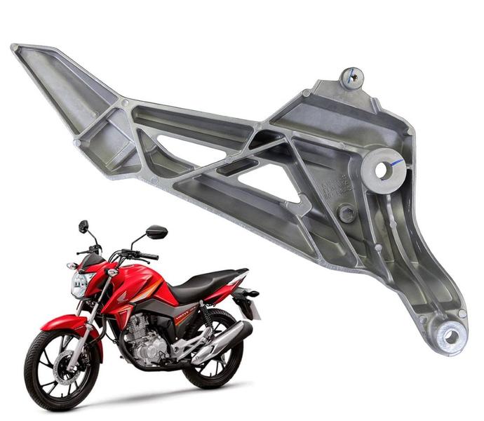 Imagem de Suporte Pedaleira Bacalhau Lado Esquerdo Original Honda Cg Fan Start Titan 160 2016 Ate 2021