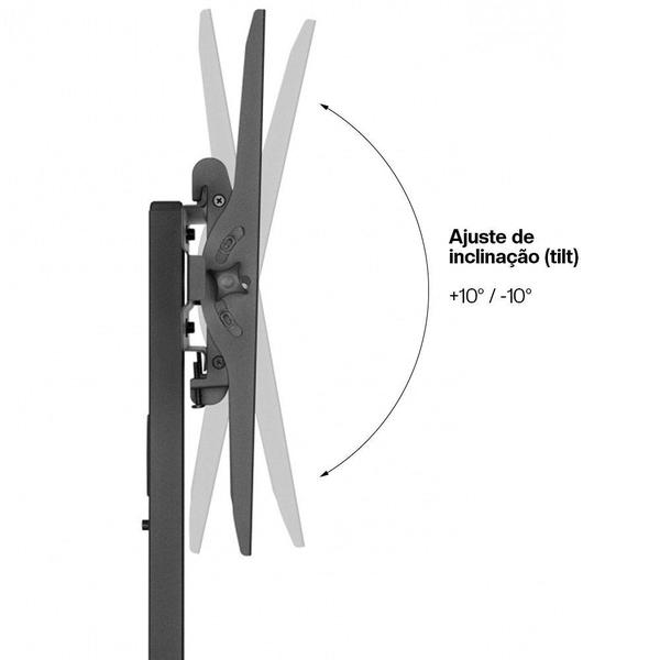 Imagem de Suporte Pedestal para TV 37 a 70 com Rodízios SR150 VINIK