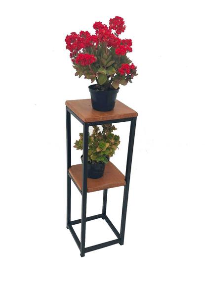 Suporte Plantas Chão 2 Andares Super Do Dia jardineira jardim 60 CM - MINAS ARTE PRÓPRIA Imagem de Suporte Plantas Chão 2 Andares Super Do Dia jardineira jardim 60 CM
