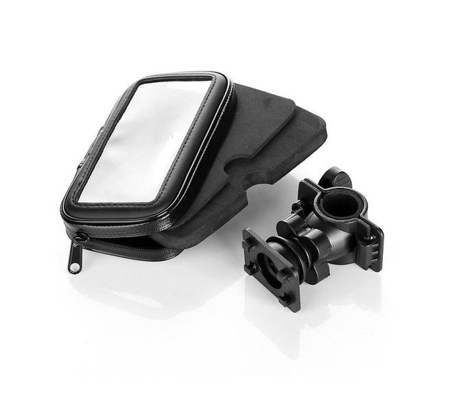 Imagem de Suporte Porta Celular Gps Guidão Bike Moto Universal