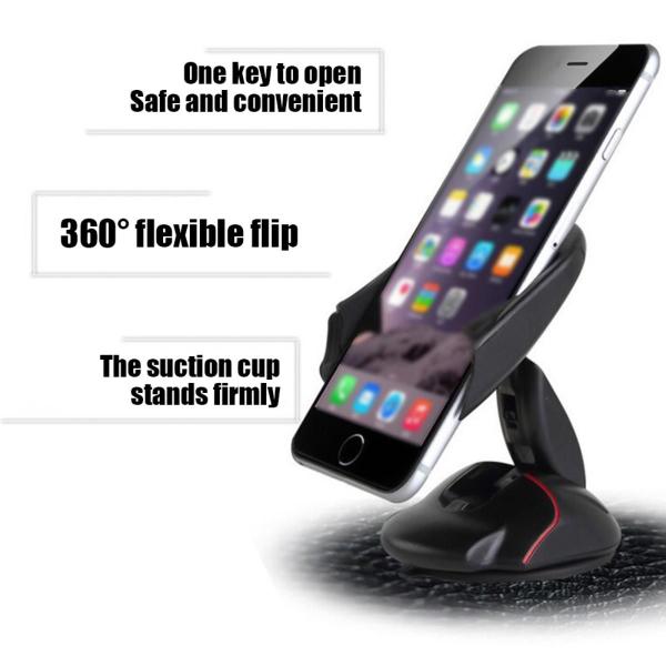 Suporte Porta Celular Veicular Com Ventosa Universal Para Painel De Carros - Click&Compre Imagem de Suporte Porta Celular Veicular Com Ventosa Universal Para Painel De Carros