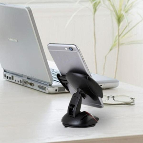 Suporte Porta Celular Veicular Com Ventosa Universal Para Painel De Carros - Click&Compre Imagem de Suporte Porta Celular Veicular Com Ventosa Universal Para Painel De Carros