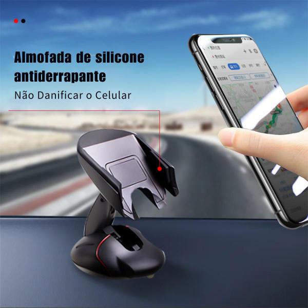 Suporte Porta Celular Veicular Com Ventosa Universal Para Painel De Carros - Click&Compre Imagem de Suporte Porta Celular Veicular Com Ventosa Universal Para Painel De Carros