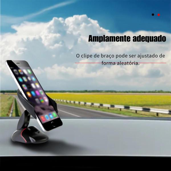 Suporte Porta Celular Veicular Com Ventosa Universal Para Painel De Carros - Click&Compre Imagem de Suporte Porta Celular Veicular Com Ventosa Universal Para Painel De Carros