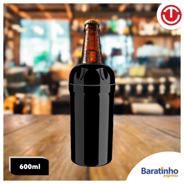 Imagem de Suporte Porta Garrafa Térmico 600ml Preto Para Cerveja