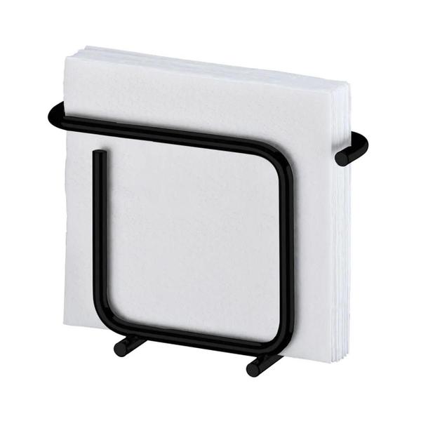Suporte Porta Guardanapo Papel 1192Pt Future - Preto Fosco Imagem de Suporte Porta Guardanapo Papel 1192Pt Future - Preto Fosco