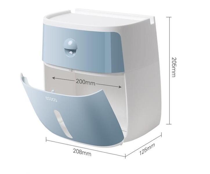 Imagem de Suporte Porta Guardanapo Papel Higiênico Parede Caixa E1805