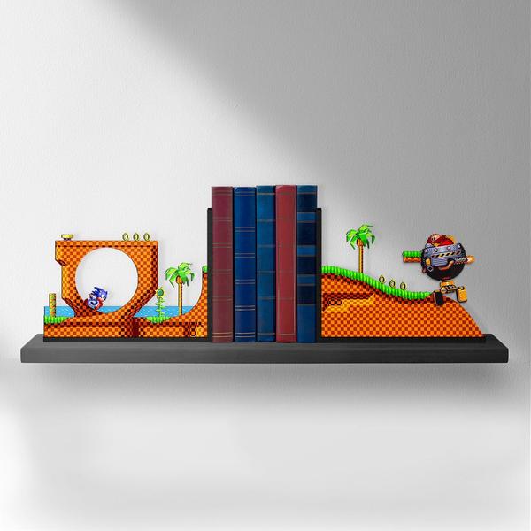 Imagem de Suporte Porta Livros Aparador Sonic em Mdf