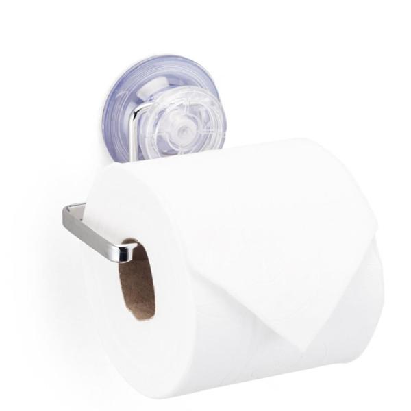 Suporte Porta Papel Higiênico Papeleira Banheiro Fixação Sem Furo Ventosa Metal Arthi Imagem de Suporte Porta Papel Higiênico Papeleira Banheiro Fixação Sem Furo Ventosa Metal Arthi