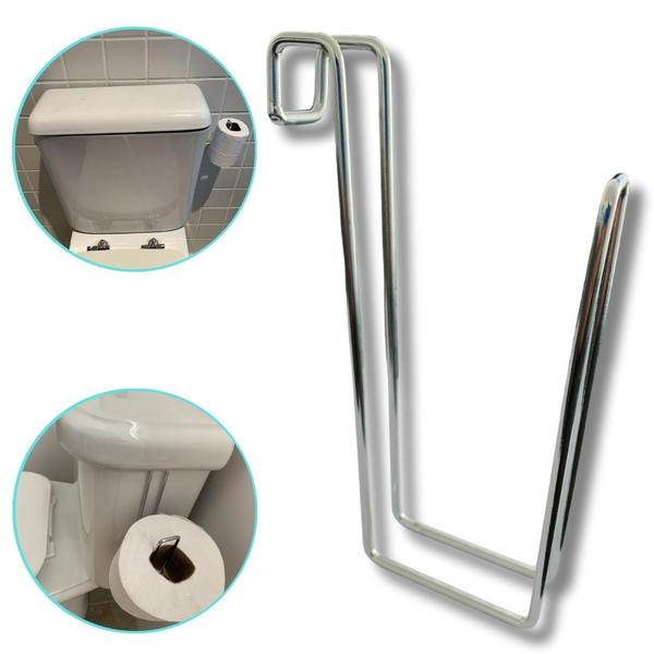 Imagem de Suporte porta papel higiênico para caixa acoplada fjm classic j231 aço inox