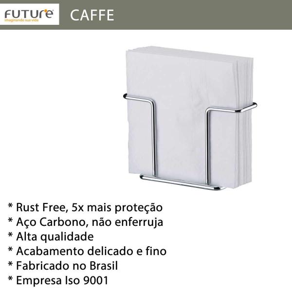 Imagem de Suporte Porta Sachês Chás Açúcar + Porta Guardanapo Future