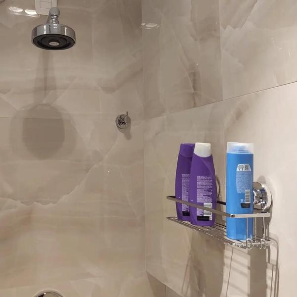 Imagem de Suporte Porta Shampoo com Ventosa de Parede Banheiro Schmitt