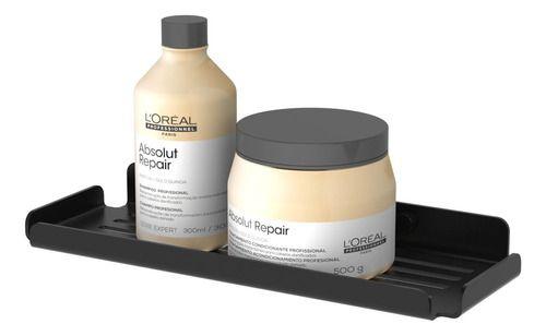 Imagem de Suporte Porta Shampoo Sabonete Multiuso Para Banheiro Preto