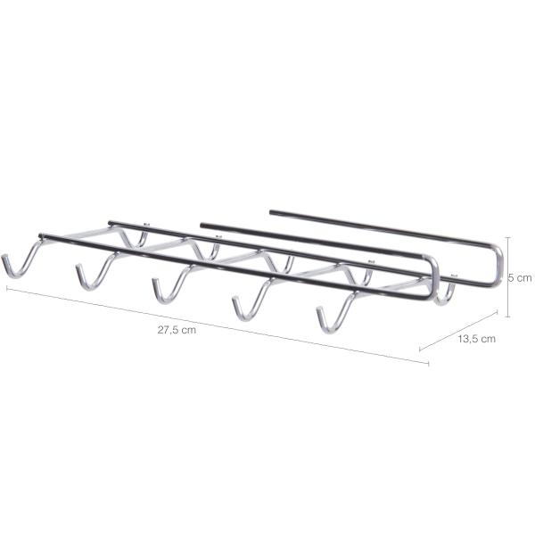 Imagem de Suporte Porta Xícaras Encaixe Organizador De Armário Cozinha