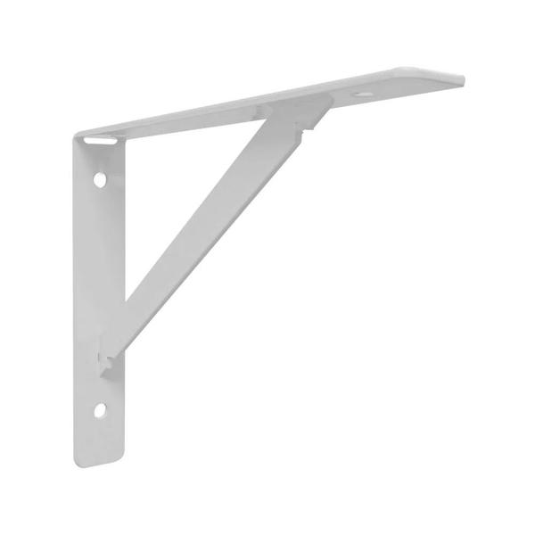 Suporte Prateleira Mão Francesa 1'' 50cm Par Alumark - ALUMARK ALUMINIOS Imagem de Suporte Prateleira Mão Francesa 1'' 50cm Par Alumark