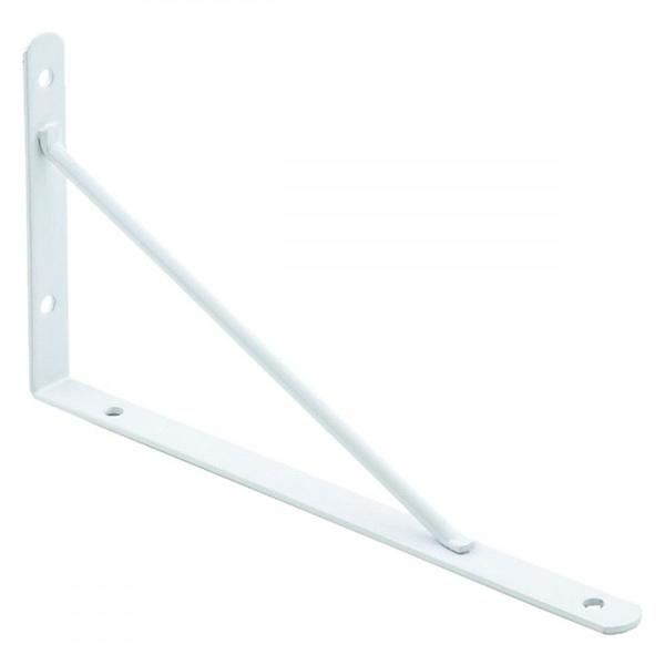 Imagem de Suporte Prateleira Mao Francesa Podium 30Cm Branco ./ Kit Com 12 Peças