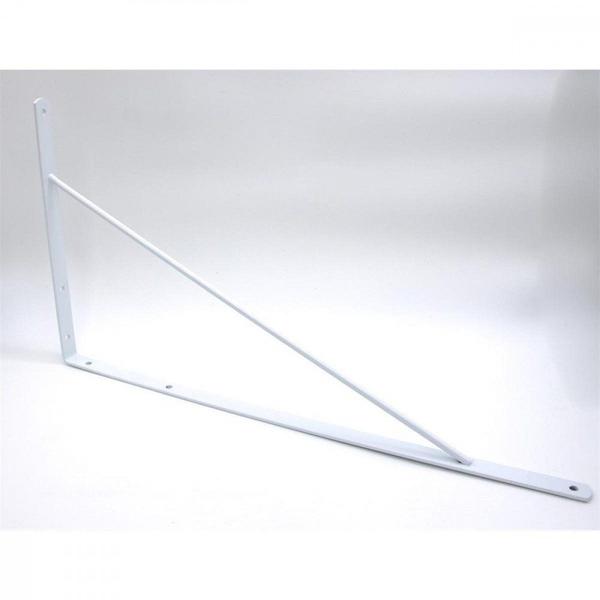 Imagem de Suporte Prateleira Overtime Forte Branco 50Cm Peca 170005 - Kit C/12