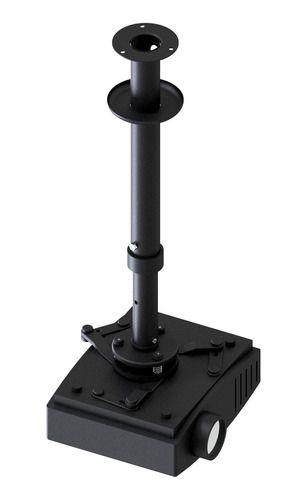 Suporte Projetor De Teto Telescópico Preto - AVATRON Imagem de Suporte Projetor De Teto Telescópico Preto