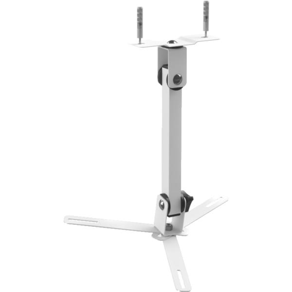 Suporte projetor teto mini led datashow braço extensor 20 cm branco - MULTIFORMA Imagem de Suporte projetor teto mini led datashow braço extensor 20 cm branco