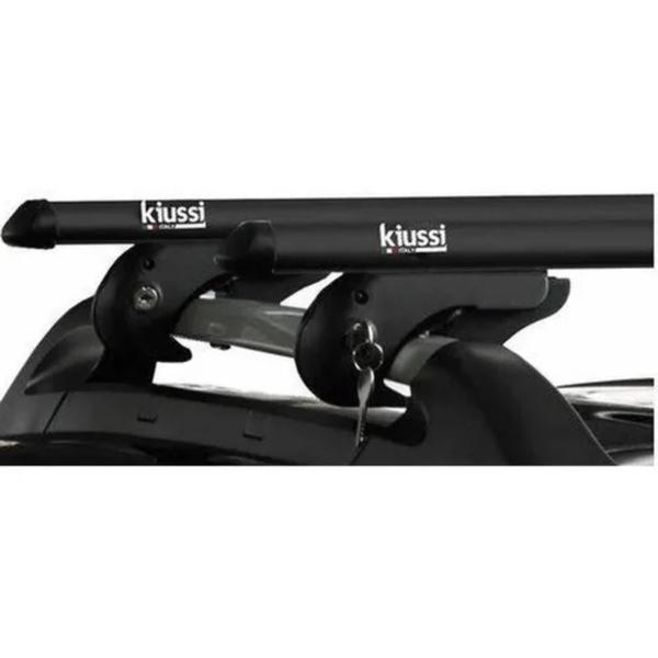 Imagem de Suporte Rack Travessa Bicicleta Belluno com Chave 1,30cm Preto 04-100/B - Kiussi