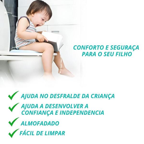 Imagem de Suporte Redutor De Assento Vaso Sanitário Infantil Masculino