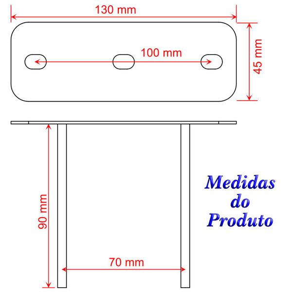 Imagem de Suporte refletor 2 espetos estacas chão jardim