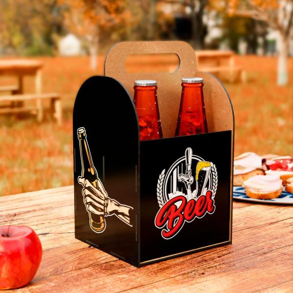 Suporte Seguro Para Garrafas De Cerveja Personalizado Em Mdf - Decoraset Imagem de Suporte Seguro Para Garrafas De Cerveja Personalizado Em Mdf