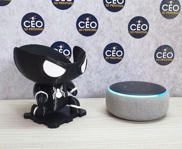 Suporte Spider Man compativel com Alexa Echo Dot 3 - Homem Aranha - CEO 3D PRINTING Imagem de Suporte Spider Man compativel com Alexa Echo Dot 3 - Homem Aranha