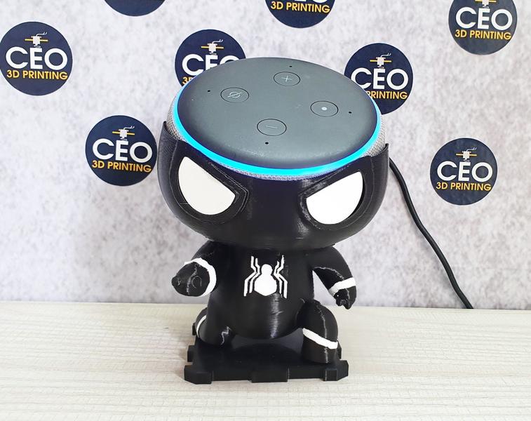 Suporte Spider Man compativel com Alexa Echo Dot 3 - Homem Aranha - CEO 3D PRINTING Imagem de Suporte Spider Man compativel com Alexa Echo Dot 3 - Homem Aranha