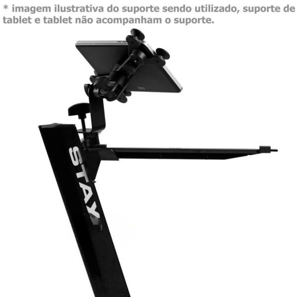 Imagem de Suporte STAY para 1 Teclado TORRE 1300/01 com Bag Alumínio Preto