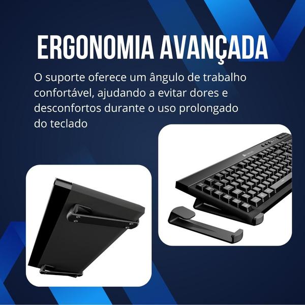 Imagem de Suporte Teclado Computador Universal Apoio Levantar Gamer