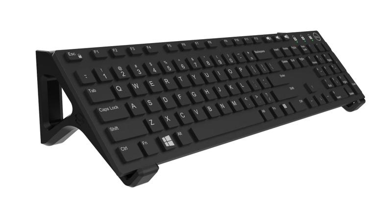 Imagem de Suporte Teclado Computador Universal De Parede Fixar