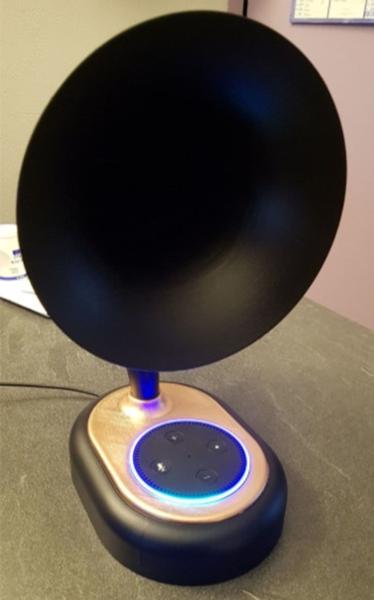 Suporte Tema Amplificador compatível com Alexa Echo Dot 3 - CEO 3D PRINTING Imagem de Suporte Tema Amplificador compatível com Alexa Echo Dot 3