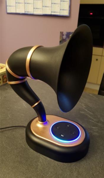 Suporte Tema Amplificador compatível com Alexa Echo Dot 3 - CEO 3D PRINTING Imagem de Suporte Tema Amplificador compatível com Alexa Echo Dot 3