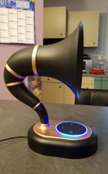 Suporte Tema Amplificador compatível com Alexa Echo Dot 3 - CEO 3D PRINTING Imagem de Suporte Tema Amplificador compatível com Alexa Echo Dot 3